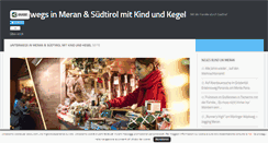 Desktop Screenshot of hotels-meran.com